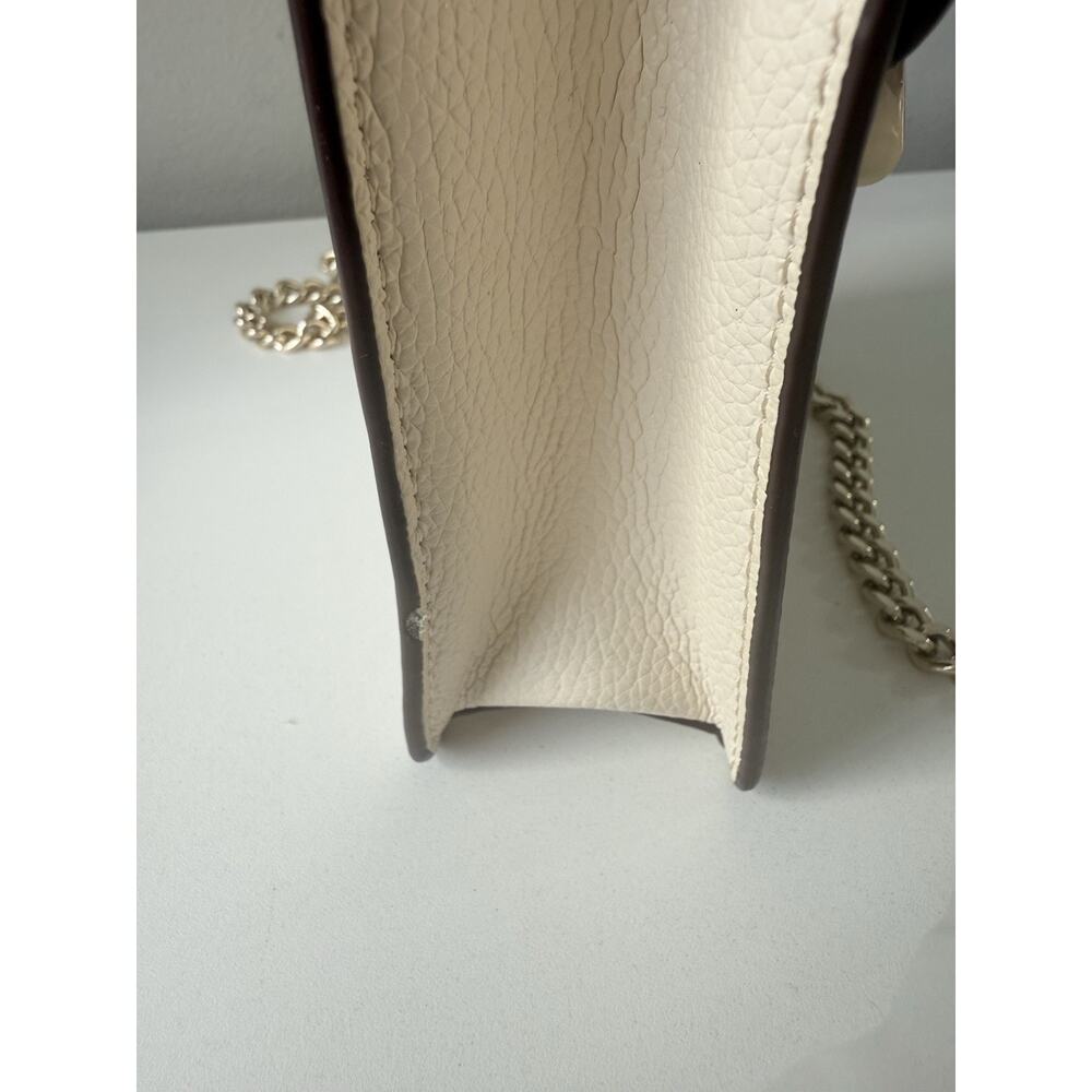 DKNY Elissa North South Crossbody Bag Graffiti Print Chain Strap EUC - Picture 9 of 10